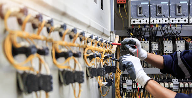 Professional Electrician technician working in Green Level, NC